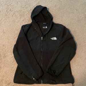 Northface hooded black lightweight jacket